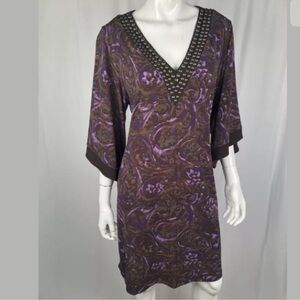 Michael Kors studded tunic v-neck dress